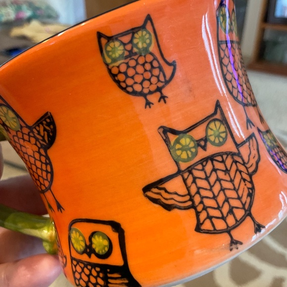 Pier 1 Stackable Colorful Owl Coffee Mugs 4 Total - Picture 10 of 13